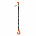 Mazzella Mazzella Lifting B151011 6' Single Leg Chain Sling W/ Sling/Grab Hook S5101206S02